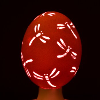 エッグアート　ランプ　トンボちらしの画像