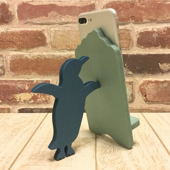 ペンギンのスマホスタンド・iPhoneスタンド☆の画像