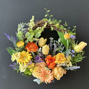 Rose garden wreathの画像