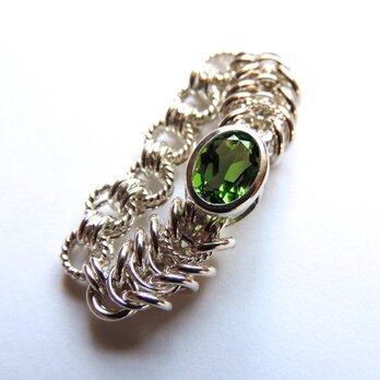『 Vibrant green ( inner ) 』Ring by SV925の画像
