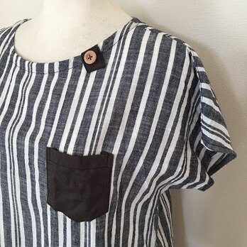 爽やかコットンのスッキリブラウスM～L