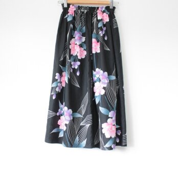 ☆浴衣ミディロングスカート☆　花柄♪