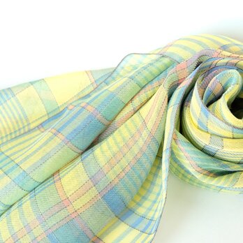 手織りリネンストール【遥風＊05】