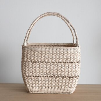 舟の手提げＢ　矢羽編み