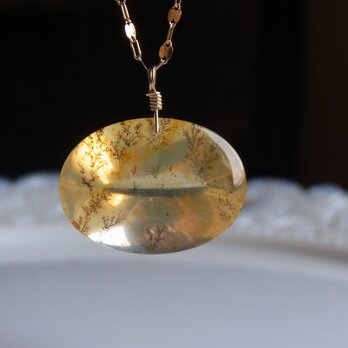 １点もの特価　K10　デンドライトのネックレス