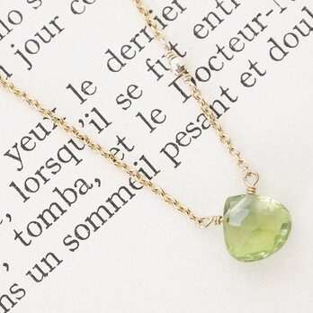 14KGF Peridot Necklaceの画像