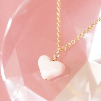 14KGF Pink Heart Necklace 【50％OFF】の画像
