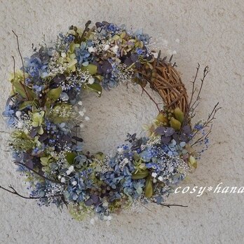 夏の青の森wreathの画像