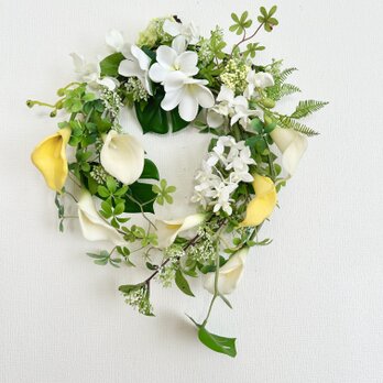 Green ring wreath IIV「受注制作」の画像