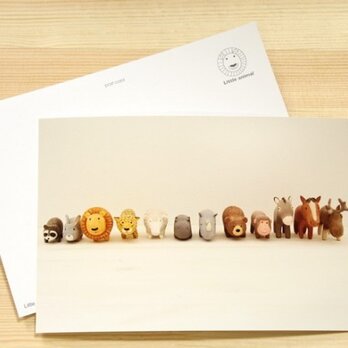 Little animal postcard (2枚入り)の画像