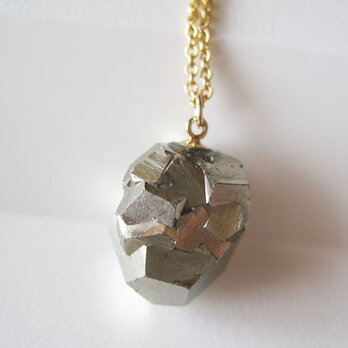 パイライトの原石ネックレス/黄鉄鉱/Peru  14kgfの画像