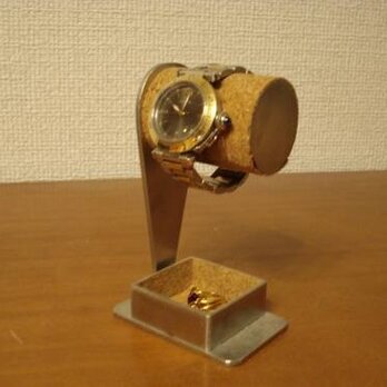 彼氏の誕生日プレゼントに　1本掛けデザイントレイ付き腕時計スタンド 　ak-design　No.120111の画像