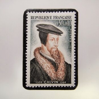 フランス　切手ブローチ3849の画像