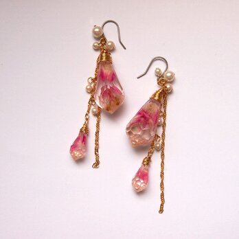 crystal　pierced earrings　[D]の画像