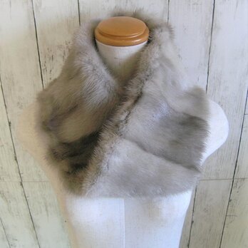 ¶ new antique fur ¶ サファイアミンクnejiriスヌード「murm」の画像