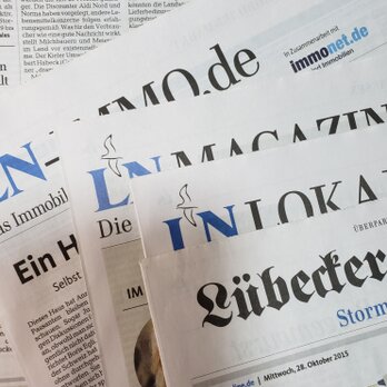 germany　地方新聞(ドイツ語）　2部setの画像
