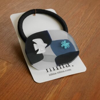 鳥のヘアゴム（L）4