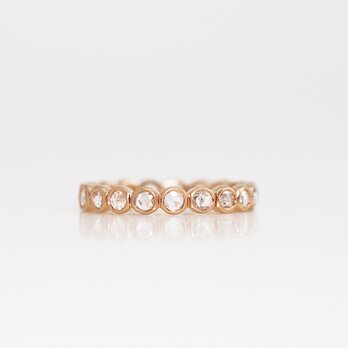 Rosecut Diamond Eternity Ring / Roundの画像