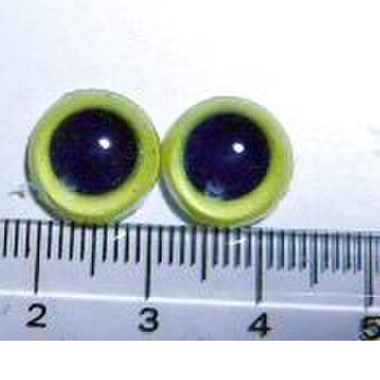 にゃんこのおめめ○半球グラスアイ○猫目○12mm○12589