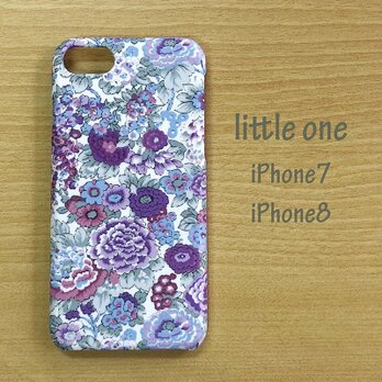 【リバティ生地】エリジアン ラベンダー iPhone7 & iPhone8