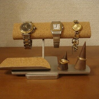 愛する人へのプレゼント♪3本掛け腕時計、アクセサリーディスプレイスタンド　受注販売　TUモデル　No.141009の画像