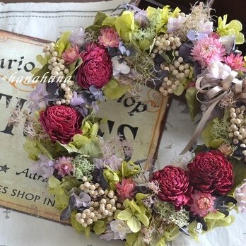 オータムカラ―のgarden＊wreathの画像