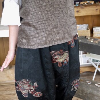 羽織と大島紬からアンサンブルの画像