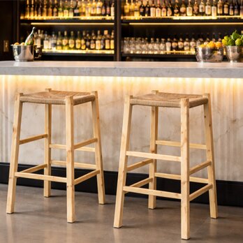 ハイスツール　ペパーコード編み　受注生産