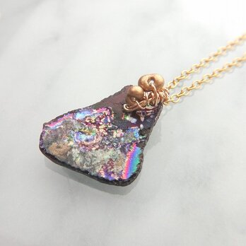 ローマングラス＆K14GFペンダント No.00194510