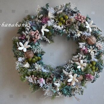 森の花wreathの画像