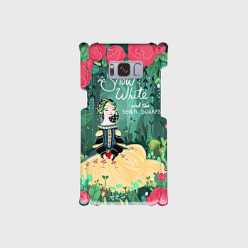 童話絵本（白雪姫）　　Galaxy　S8　Xperia　XZ　premium　等　大サイズスマホ対応　ハードケースの画像