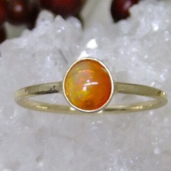 fire opal＊K10 ringの画像