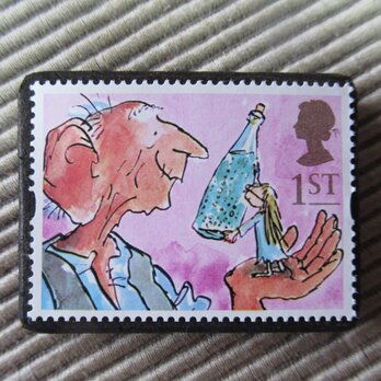 イギリス　童話切手ブローチ3993の画像