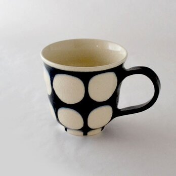 indigo 濃丸紋マグカップの画像