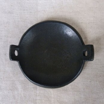 耳付き豆皿(黒)の画像