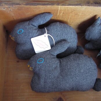 再販 >> " Stickitten"  rabbit loaf  フランネルの画像