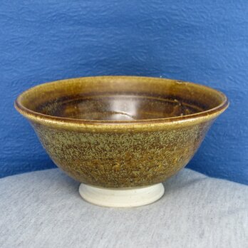 陶器ご飯茶碗（やや大）そば釉の画像