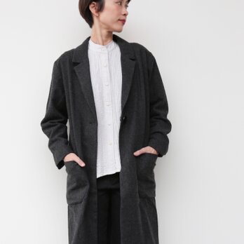 Double button Coat / dark gray