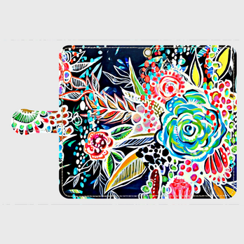 百花繚乱②　―Hyakka-ryouran―　Galaxy　S8等　大サイズスマホ専用　手帳型ケースの画像