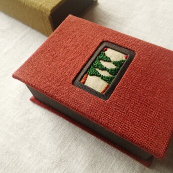 リネン小箱『ツインツリー』