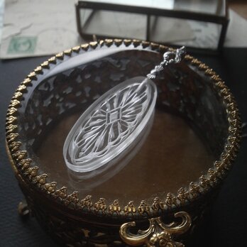 ヴィンテージ　Edwardian Style pendant(43×19ﾐﾘ) エレガントネックレスの画像