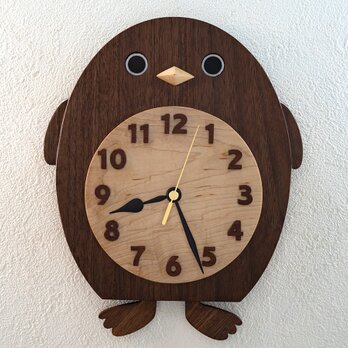 お部屋を楽しくするペンギンの振り子時計【クオーツ時計】の画像