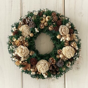 クリスマスリースmini A(13cm)
