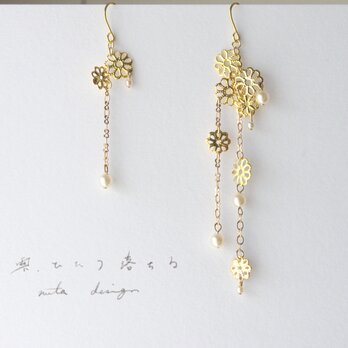 ピアス「雫、ひたり落ちる」の画像