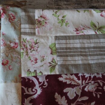 TAMIさまオーダー品 アンティーク地パッチワーク座布団用カバー