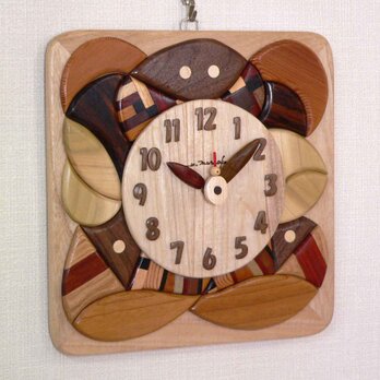 木時計　モザイクの画像