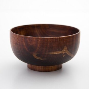 白漆刷毛目拭き漆汁椀