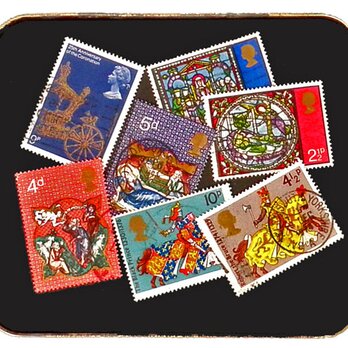 イギリスクリスマス古切手（7枚set）England   DA-STE120