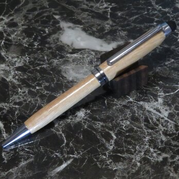 チークの木のタッチペン機能付き回転式ヨーロピアンボールペンの画像