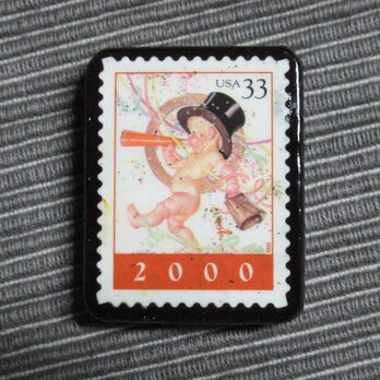 ★★アップサイクル　クリスマス切手マグネット 4311